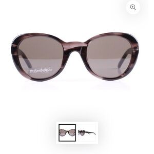 Yves Saint Laurent  Round Oversized Sunglasses